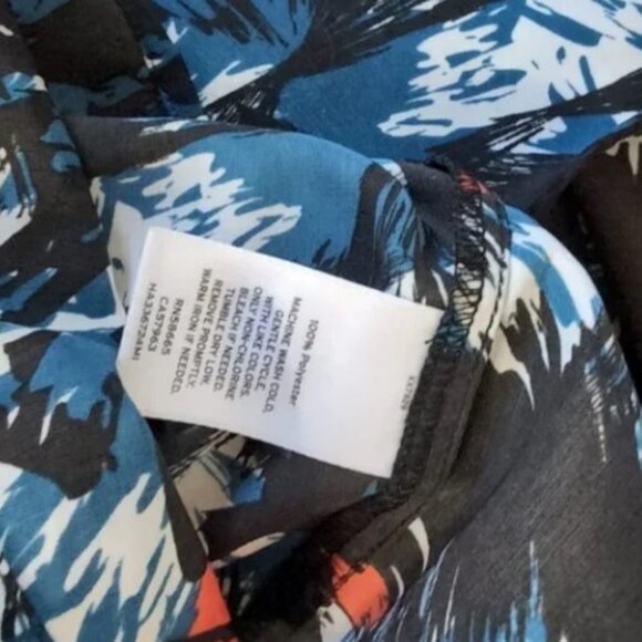 Halogen abstract print sleeveless shift dress size M - Picture 6 of 8